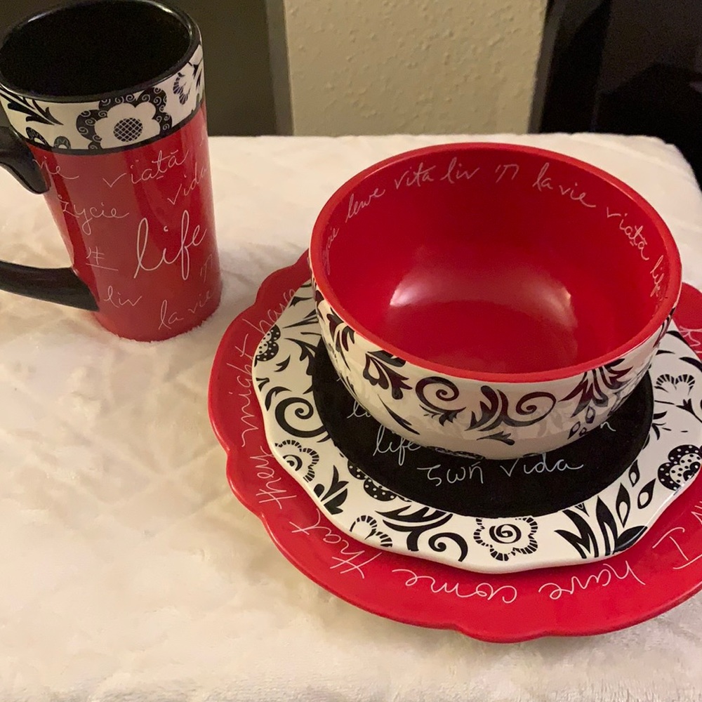John 10:10 decorative dining set